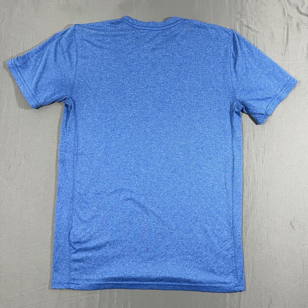 Nike Dri-Fit T Shirt Mens Small Blue Athletic Training Swoosh Logo Gym Tee - Picture 9 of 9